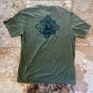 Klim Discovery 1999 Tri Blend T Shirt Mens Size XL Olive Green
